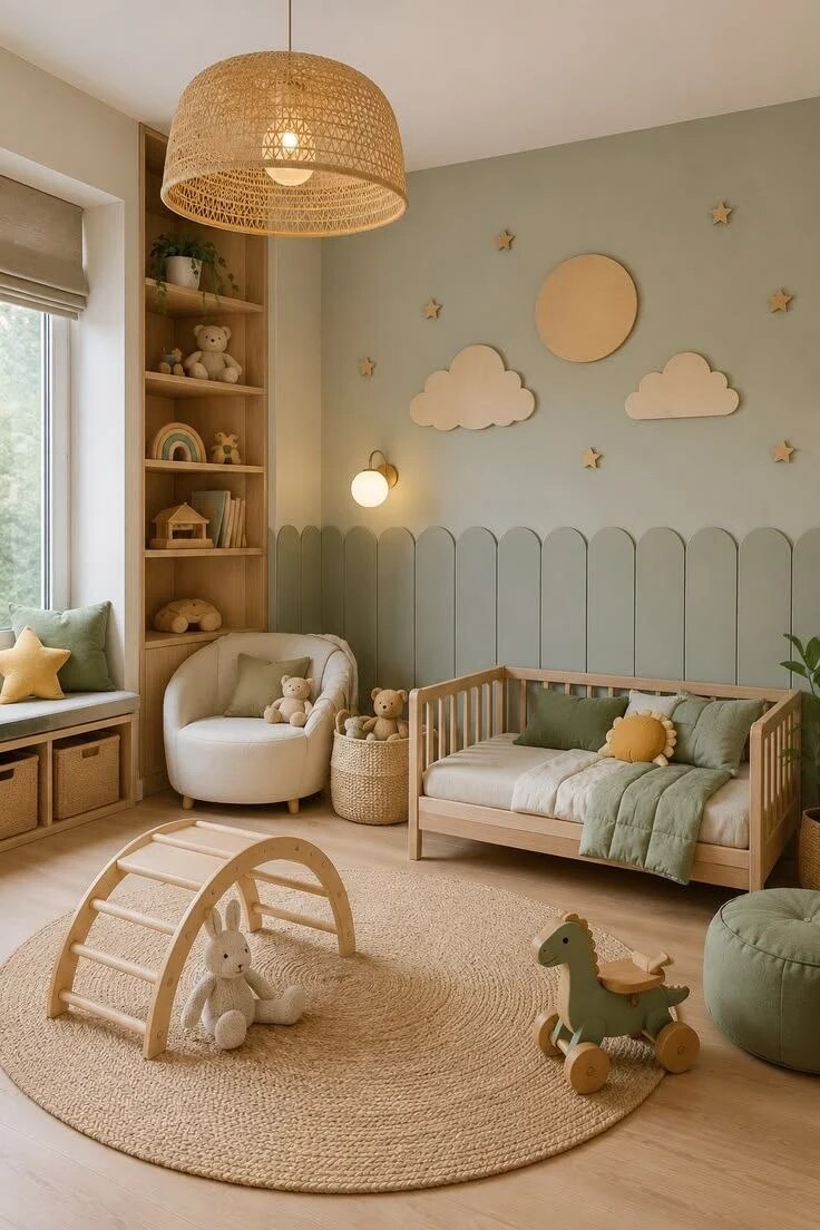 Natural Playroom — Children’s rooms · CBR interior design reference