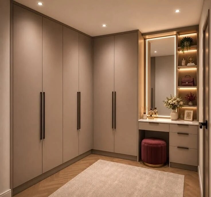 Full-height Dressing Storage — Master bedrooms · MBR interior design reference